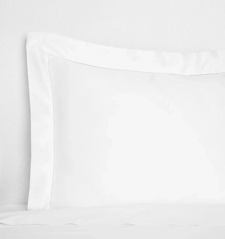 Ariel Sham by Sferra Linens in White at Fig Linens and Home - 1