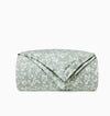 Fronda Duvet Cover by Sferra Linens in Sage at Fig Linens and Home - 6