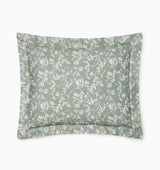 Fronda Sham by Sferra Linens in Sage at Fig Linens and Home - 5