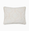 Isabella Jacquard Sham by Sferra x Scalamandre in White/Sand at Fig Linens and Home - 1