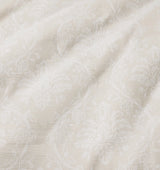 Isabella Jacquard Sham by Sferra x Scalamandre in White/Sand at Fig Linens and Home - 2