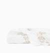 Isabella Embroidered Flat Sheet by Sferra x Scalamandre in White/Sand at Fig Linens and Home - 3
