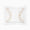 Isabella Embroidered Sham by Sferra x Scalamandre in White/Sand at Fig Linens and Home - 2