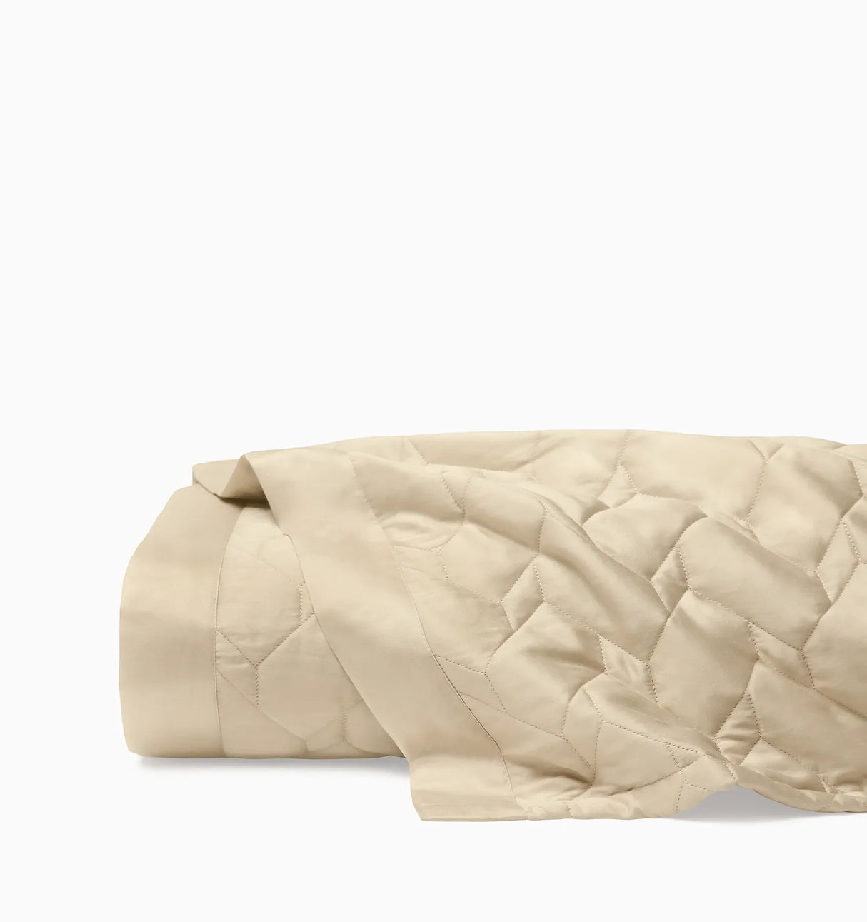 Palatino Quilt by Sferra Linens in Sand at Fig Linens and Home - 2