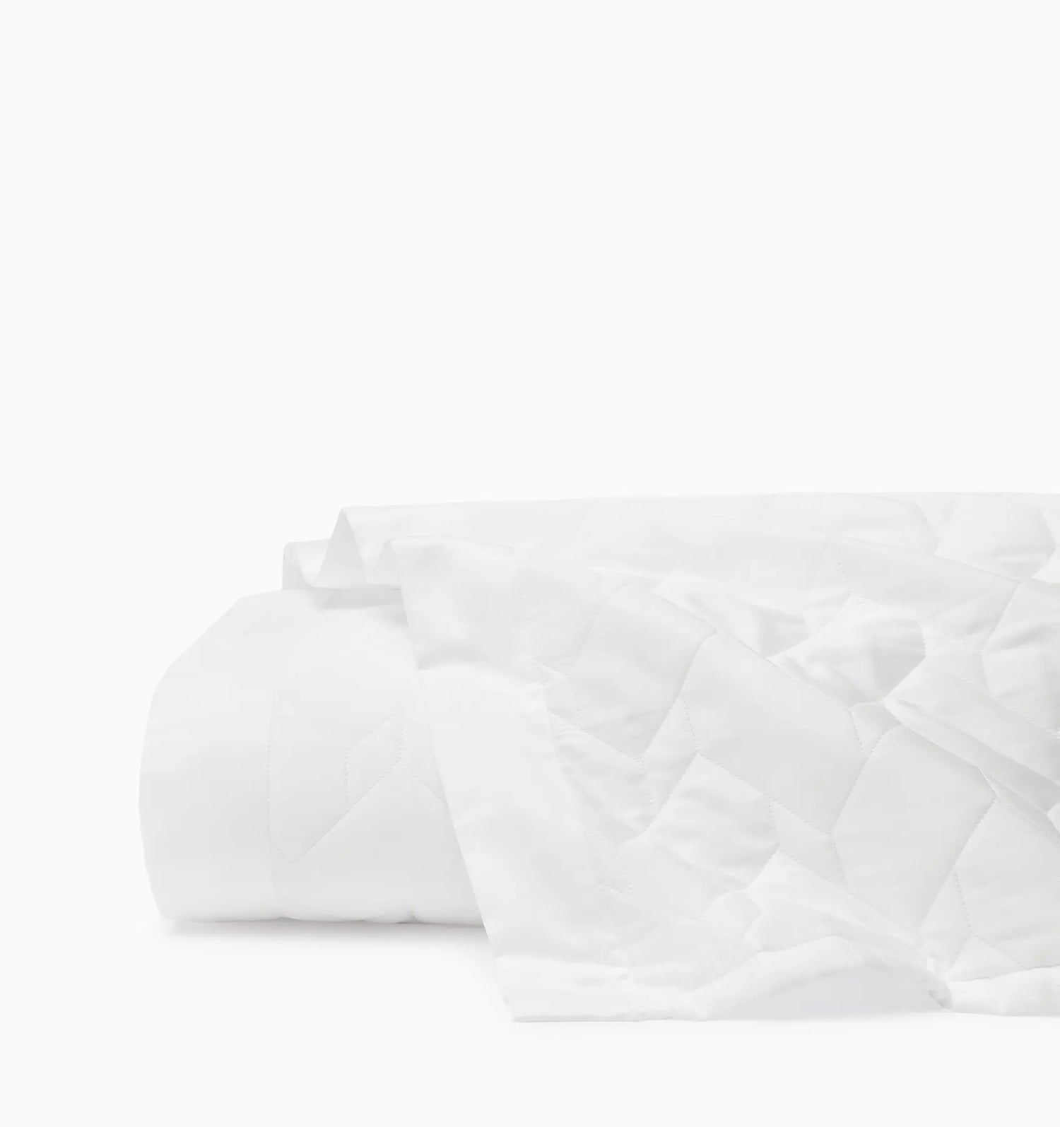 Palatino Quilt by Sferra Linens in White at Fig Linens and Home - 3