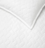 Palatino Quilt by Sferra Linens in White at Fig Linens and Home - 1