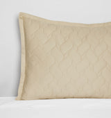 Palatino Sham by Sferra Linens in Sand at Fig Linens and Home - 1