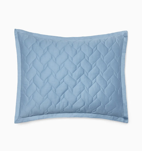 Palatino Sham by Sferra Linens in Sea at Fig Linens and Home - 3