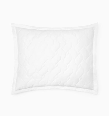 Palatino Sham by Sferra Linens in White at Fig Linens and Home - 4