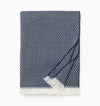 Taormina Throw by Sferra Linens in Navy at Fig Linens and Home - 4