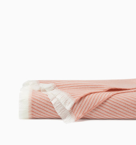 Taormina Throw by Sferra Linens in Rose at Fig Linens and Home - 1