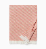 Taormina Throw by Sferra Linens in Rose at Fig Linens and Home - 4