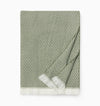 Taormina Throw by Sferra Linens in Sage at Fig Linens and Home - 4