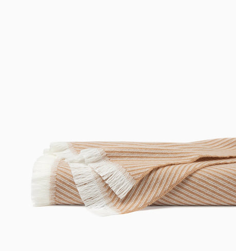 Taormina Throw by Sferra Linens in Sand at Fig Linens and Home - 1