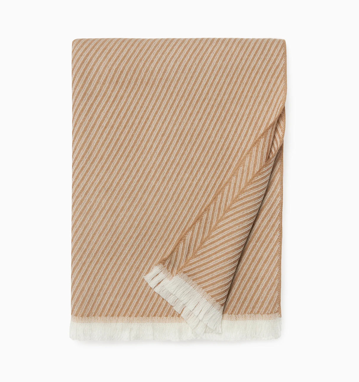 Taormina Throw by Sferra Linens in Sand at Fig Linens and Home - 4