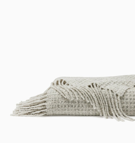Terranova Throw by Sferra Linens in Grey at Fig Linens and Home - 2