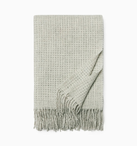 Terranova Throw by Sferra Linens in Grey at Fig Linens and Home - 1