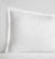 Pillow Sham - Sferra Linens Rombo White - Matelasse at Fig Linens and Home