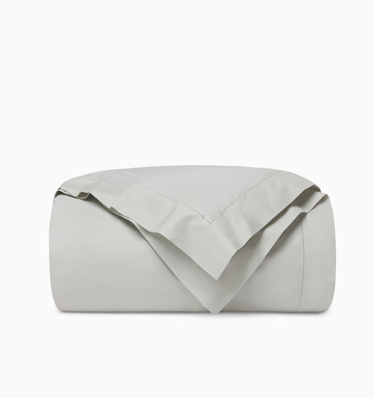 Sferra Spring26 Luxor Duvet Cover Silver at Fig Linens And Home