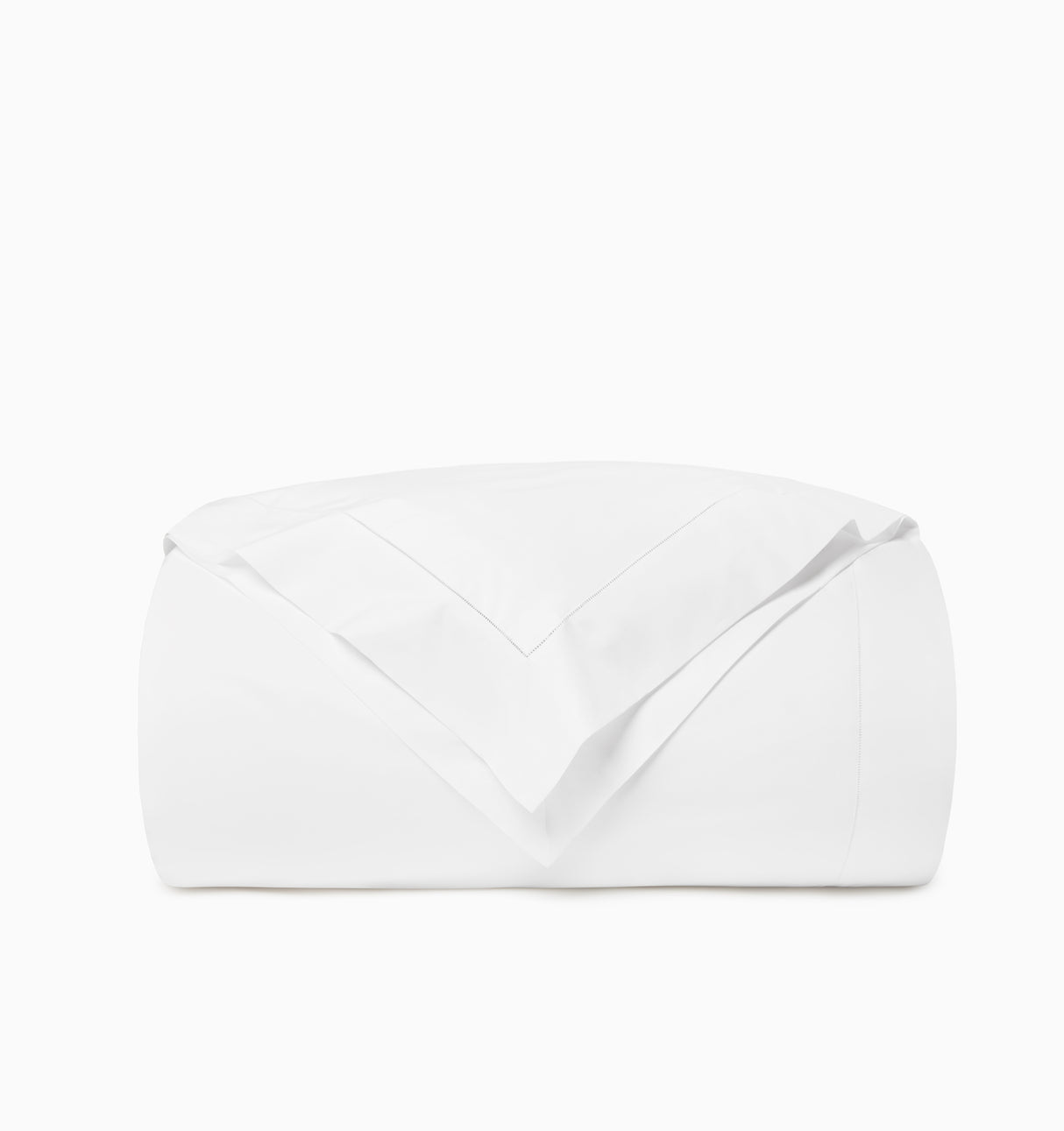 Sferra Spring26 Luxor Duvet Cover White at Fig Linens And Home