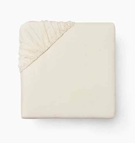 Sferra Spring26 Luxor Fitted Sheet Beige Silo at Fig Linens And Home