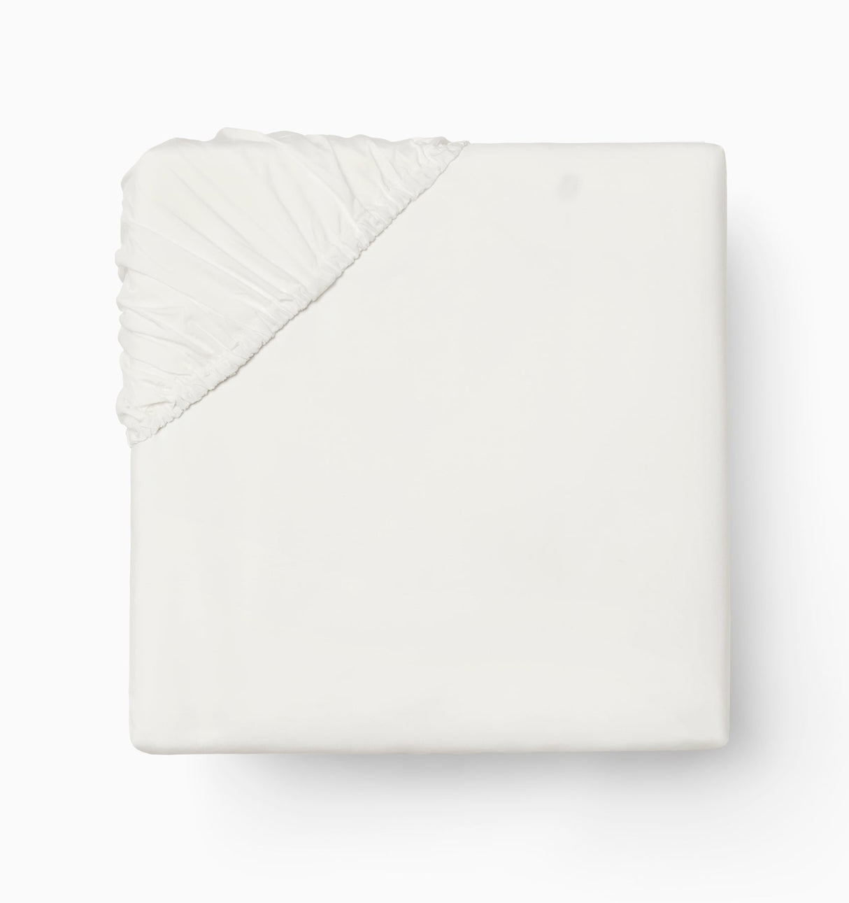 Sferra Spring26 Luxor Fitted Sheet Oyster Silo at Fig Linens And Home