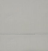 Sferra Spring26 Luxor Flat Sheet Silver Swatch at Fig Linens And Home