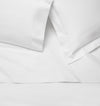 Sferra Spring26 Luxor Flat Sheet White Vignette at Fig Linens And Home