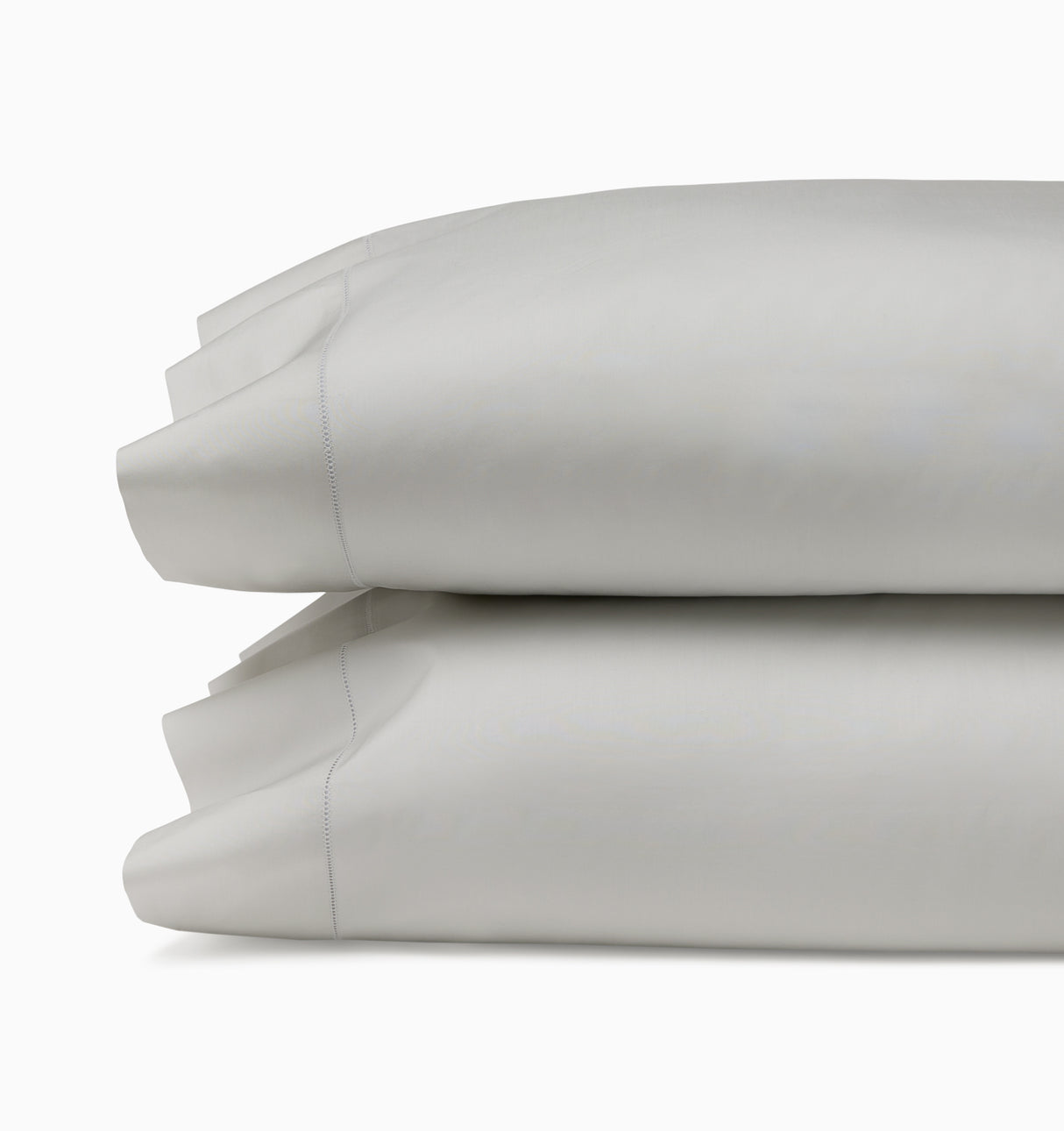 Sferra Spring26 Luxor Pillowcase Silver at Fig Linens And Home