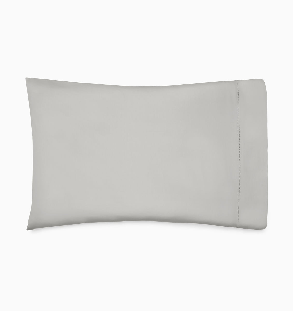 Sferra Spring26 Luxor Pillowcase Silver Silo at Fig Linens And Home