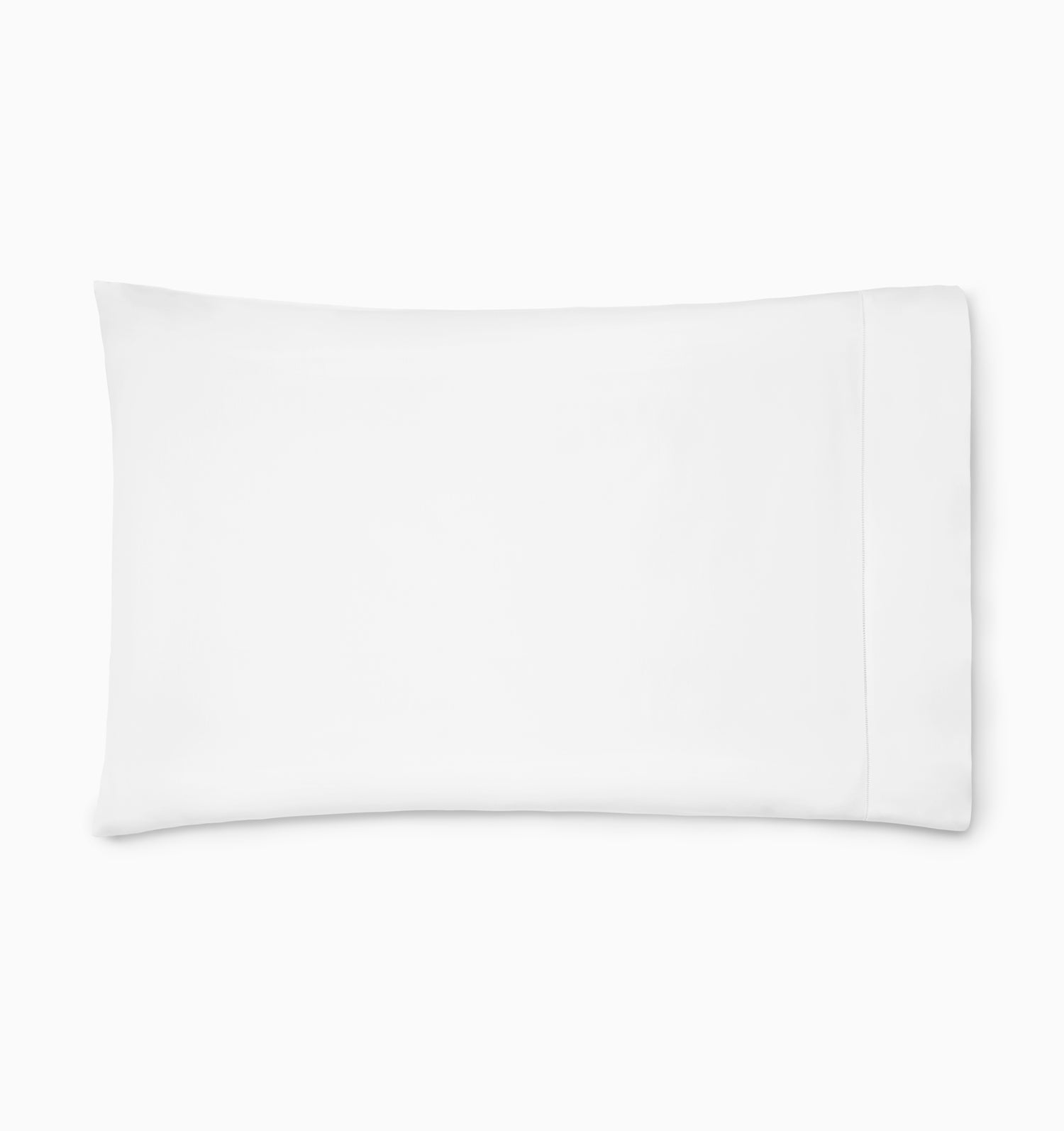 Sferra Spring26 Luxor Pillowcase White Silo at Fig Linens And Home