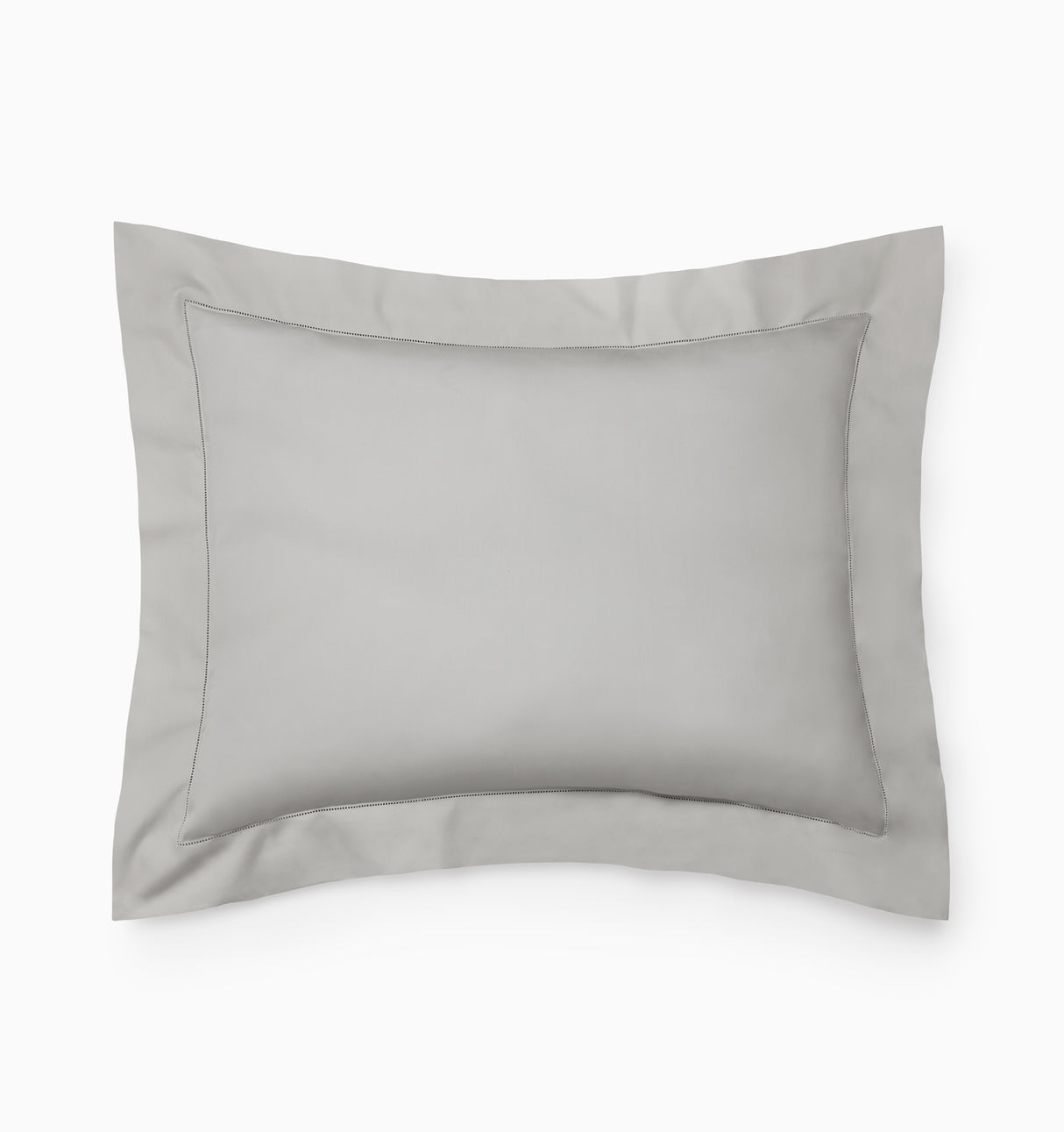 Sferra Spring26 Luxor Standard Sham Silver Silo at Fig Linens And Home