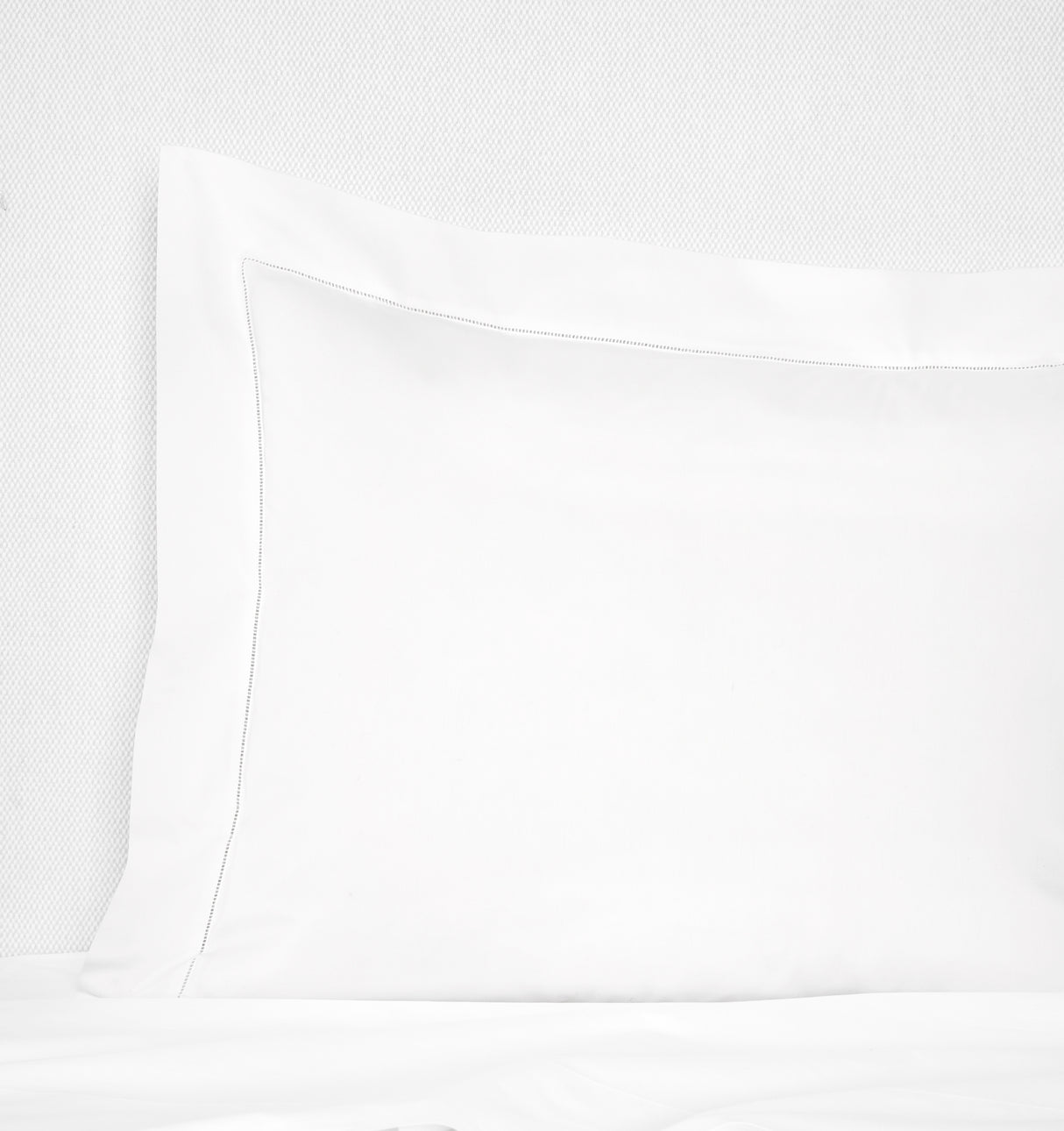 Sferra Spring26 Luxor Standard Sham White at Fig Linens And Home