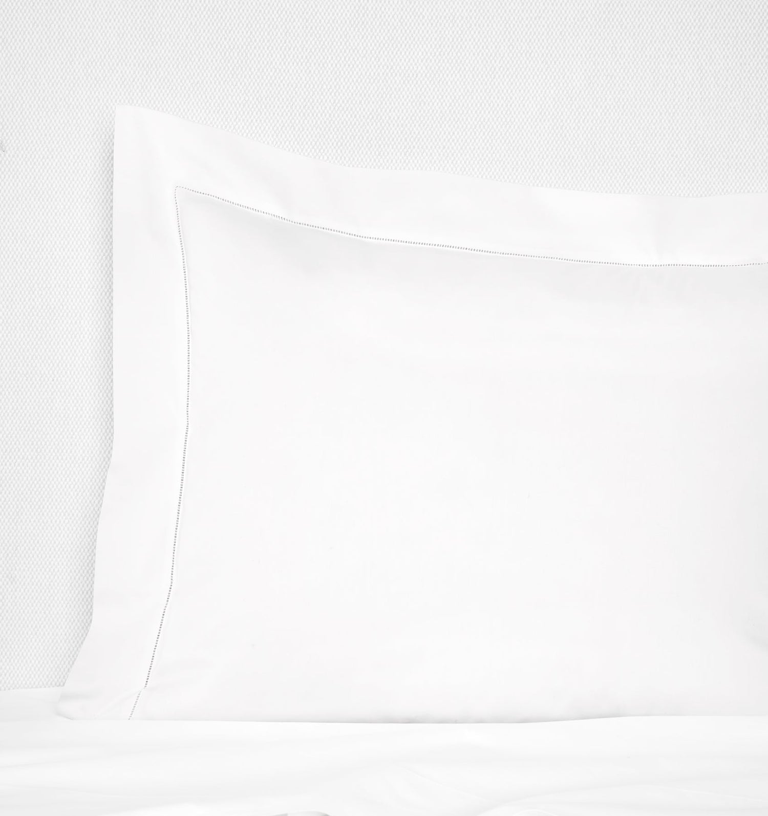 Sferra Spring26 Luxor Standard Sham White at Fig Linens And Home
