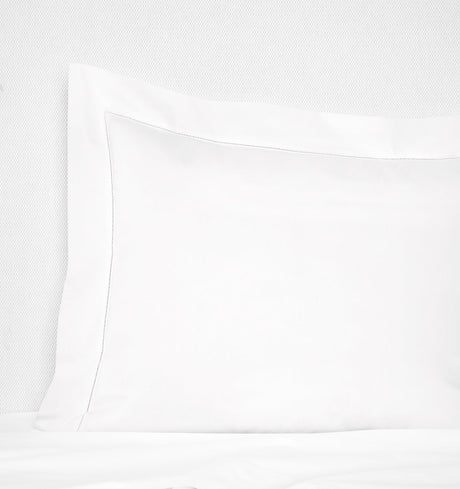 Sferra Spring26 Luxor Standard Sham White at Fig Linens And Home