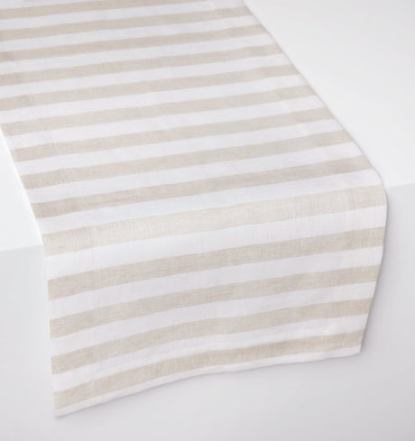 Stramare Table Runners by Sferra Linens. - Natural at Fig Linens and Home