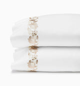 Tralcio Sand Bedding by Sferra at Fig Linens and Home - Pillowcases