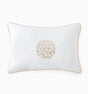Storia White and Sand Decorative Pillow by Sferra | Throw Pillows at Fig Linens and Home