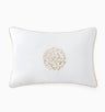 Storia White and Sand Decorative Pillow by Sferra | Throw Pillows at Fig Linens and Home