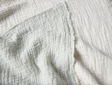 Coyuchi Topanga Tidal Chambray Organic Matelasse Coverlet Swatch at Fig Linens and Home 1