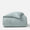 Duvet Cover - Coyuchi Cambria Embroidered 100% Organic Linen Pacific Blue Chambray Bedding 