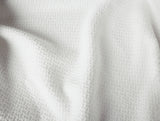 Swatch - Coyuchi Classic Organic Cotton White Blankets at Fig Linens and Home 3