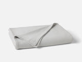 Blanket - Coyuchi Classic Organic Cotton Cloud Gray Blankets at Fig Linens and Home