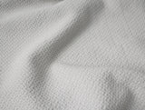 Swatch - Coyuchi Classic Organic Cotton Cloud Gray Blankets at Fig Linens and Home 2