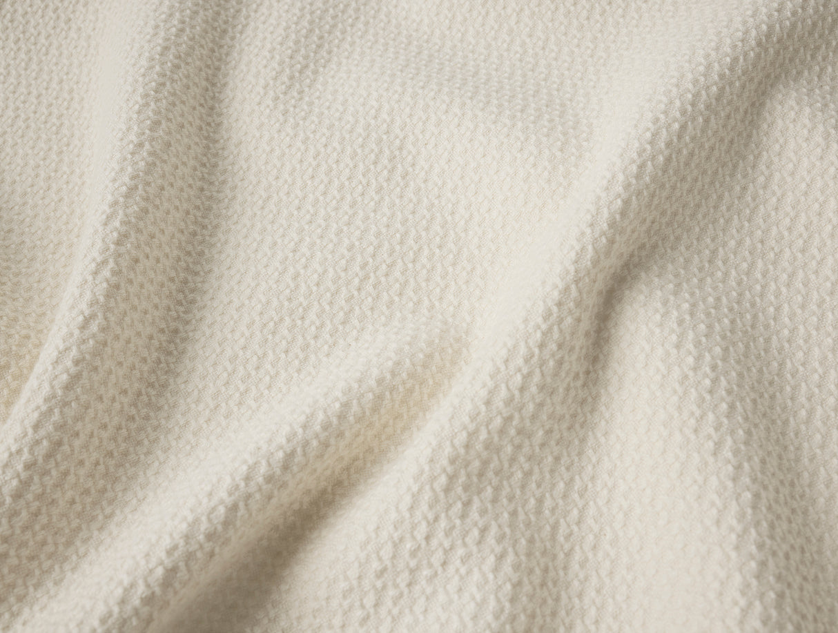Swatch - Coyuchi Classic Organic Cotton Undyed Blankets at Fig Linens and Home 2