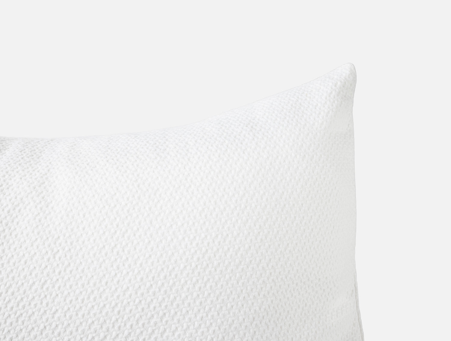 Euro Square Sham - Coyuchi Classic Organic Cotton Alpine White Blankets at Fig Linens and Home 2
