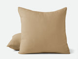 Euro Square Sham - Coyuchi Classic Organic Cotton Fawn Blankets at Fig Linens and Home