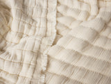 Coyuchi Dreamweight Organic Weighted Throw Blanket at Fig Linens and Home - Detail View 1