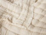 Coyuchi Dreamweight Organic Weighted Throw Blanket at Fig Linens and Home - Detail View 2