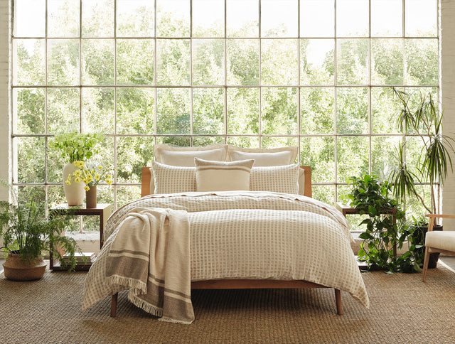 Coyuchi Birch Undyed Organic Bedding | Duvet Covers and Shams at Fig Linens and Home 1